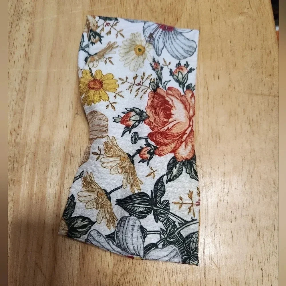 🌴 Kid's Floral Fall Crisscross Twist Stretchy Headband NEW
